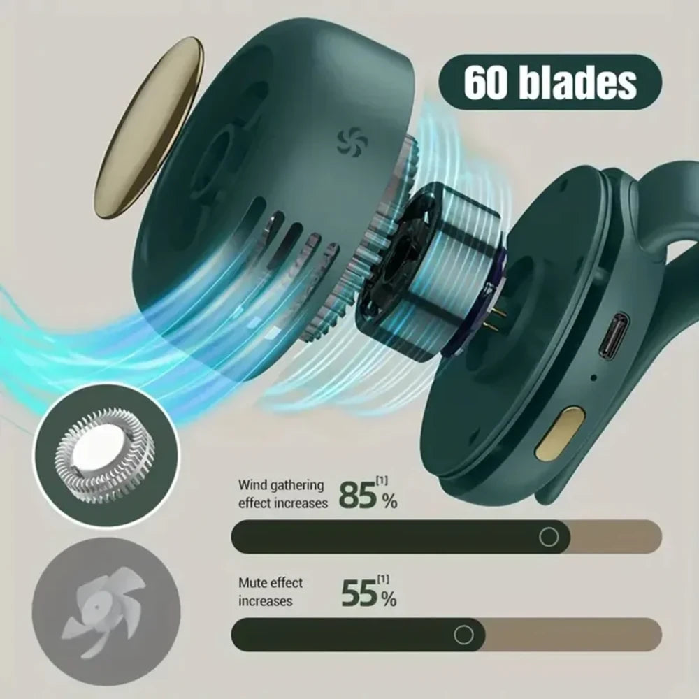 Clamp-Type Mini Portable Fan