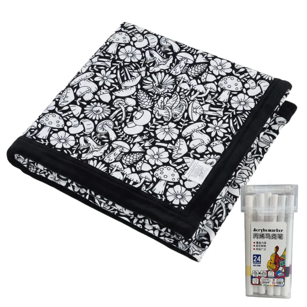 DIY Coloring Blanket Kit