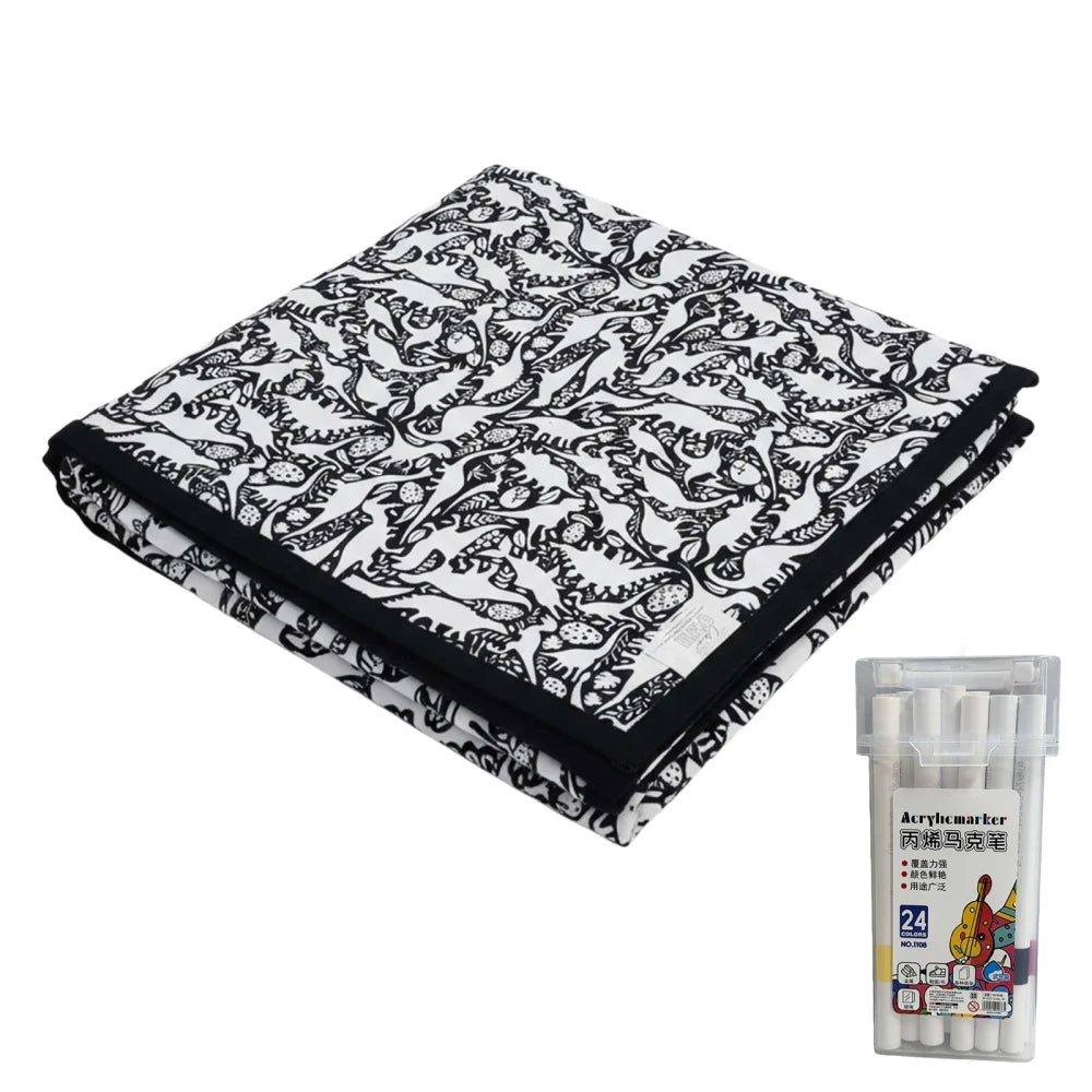DIY Coloring Blanket Kit