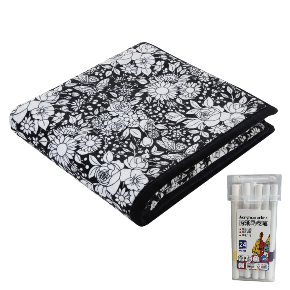 DIY Coloring Blanket Kit