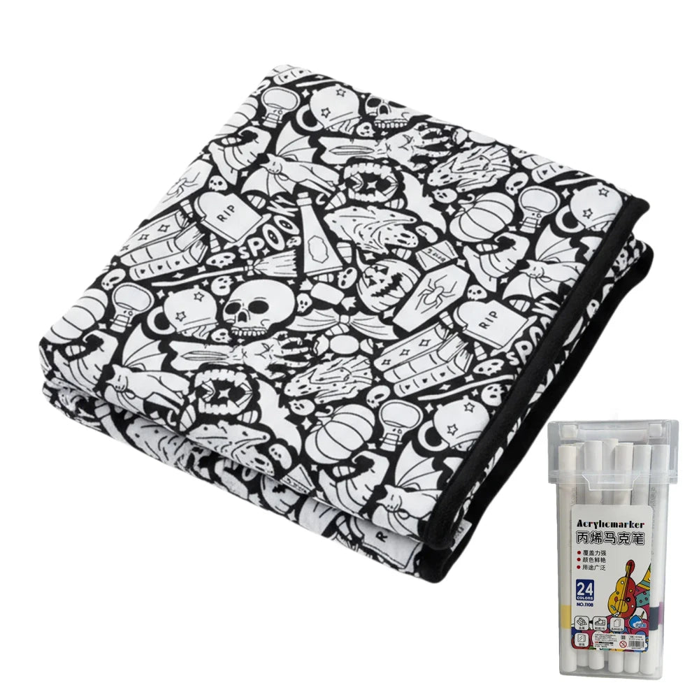 DIY Coloring Blanket Kit