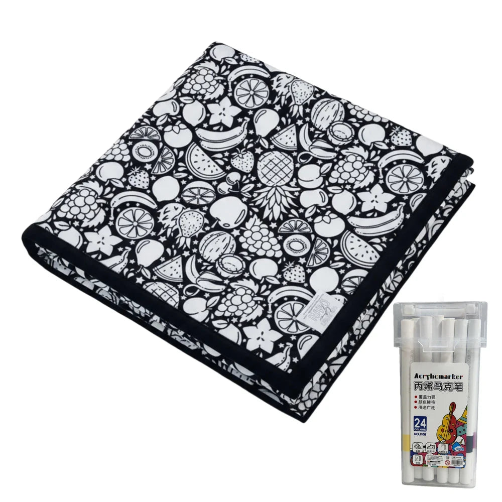 DIY Coloring Blanket Kit